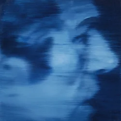 Marcel Broodthaers 7, 2017 (olej na płótnie)
