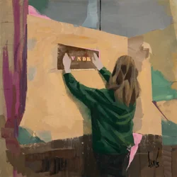 Musée des Aigles Modernes 17 (VNDR), 2024 (olej na płótnie)