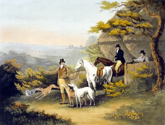 Coursing, tabliczka 1, grawerowana przez R.G. Batalion