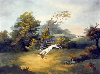 Coursing, tabliczka 4, grawerowana przez R.G. Batalion