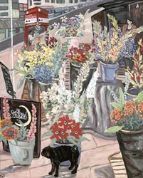 Flower Lady, 2018 (akryl na płótnie)