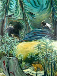 ReGrowth, 2021 (akryl na płótnie)