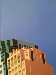 Brooklyn Hi Rise, 2012 (olej na płótnie)