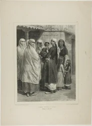 Kobiety tatarskie w Bajdarze, Krym, 26 sierpnia 1837 r.