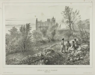 Zamek hrabiego Woronzowa, Ałupka, Krym, 12 sierpnia 1837 r.