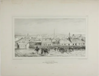 Widok na Jassy z balkonu hotelu St. Petersburg, Mołdawia, 19 lipca 1837 r.