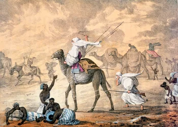 „Wiatr piaskowy na pustyni”, 1821