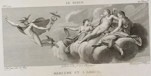 Denis-Sébastien Leroy, Antoine-Claude-François Villerey i Chataigner - Merkury i miłość, według Eustache Le Sueur - 1802-1815
