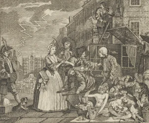 Postęp grabi, płyta 4, ca. 1800.