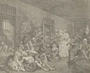 Postęp grabi, płyta 8, ca. 1800.
