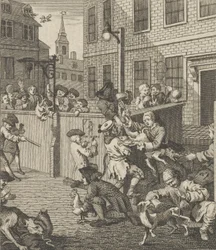 Pierwszy etap okrucieństwa, ca. 1800.