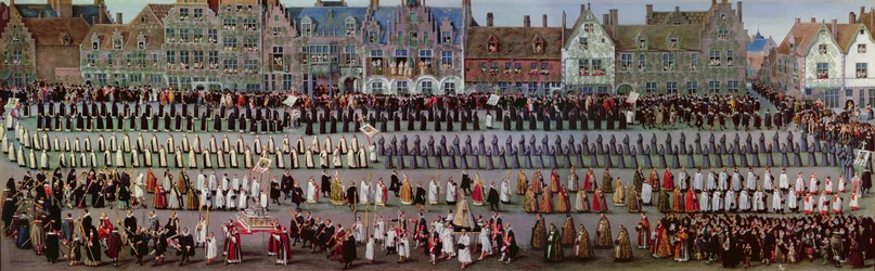 Ommegang w Brukseli 31 maja 1615: Procesja Notre Dame de Sablon