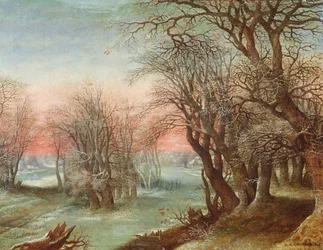 Pejzaż zimowy, 1610