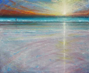 Quietude da noite, 2020 (óleo sobre tela) polonês