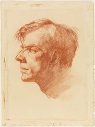 Portret Johna Fothergilla, ok. 1907 (sangwina na papierze)