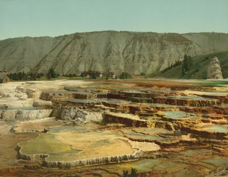 Hymen Terrace, Park Narodowy Yellowstone, około 1902