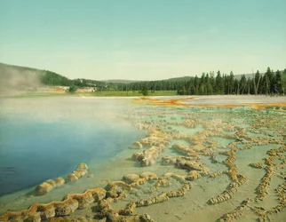 Sapphire Pool, Park Narodowy Yellowstone, ok. 1902
