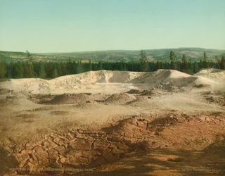 Garnek z farbą, Park Narodowy Yellowstone, ok. 1902 (fotochrom)