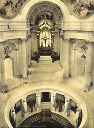 Grób Napoleona, Les Invalides, Paryż, Francja, ok.1900