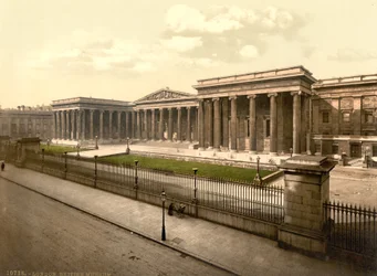 British Museum, Londyn, c.1890-1900 (fotochrom)