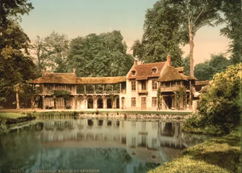 Park Petit Trianon, Dom Pana, Wersal, ok. 1890-1900 (fotochrom)