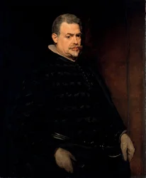 „Portret Don Juana Mateosa (mort 1643)” Obraz Diego Velasqueza (Velazqueza) (1599-1660) 1631 Drezno, państwowe zbiory sztuki