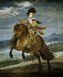 Portret konny księcia Balthasara Carlosa (Balthazar-Charles z Hiszpanii lub Austrii)