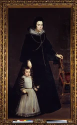 Portret Antonii de Ipenarrieta z synem Luisem. Obraz Diego Rodrigueza de Silva y Velasquez (1599-1660)