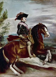 Portret Portretu Filipa IV na koniu, ok. 1635 r. (olej na płótnie)