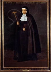 Portret matki Jeronimy de la Fuente. Obraz Diego Rodrigueza de Silva y Velasquez (1599-1660)