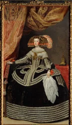 Królowa Hiszpanii Maria Anna, córka cesarza Ferdynanda III, druga żona króla Filipa IV (obraz na płótnie)