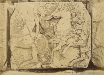 [Ateny - fragment rzeźby, fryz Partenonu].