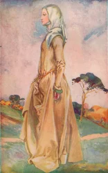 Kobieta czasów Henryka II, 1907