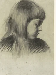 popiersie kobiety