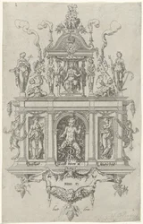 Blazon izby Haarlem retoryki De Wijngaertrancken