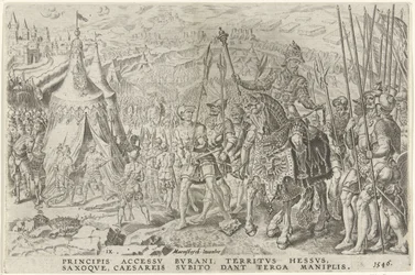 Obóz cesarski w Ingolstadt, 1546 Zwycięstwa Karola V (tytuł serii) Divi Caroli. v. imp. optować. max victoriae, ex multis praecipuae (tytuł serii)
