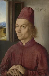 Portret mężczyzny Jan van Winckele, 1462