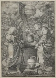 Chrystus i Kobieta z Samarii, 1523.