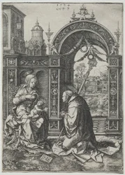 Wizja św. Bernarda, 1524.