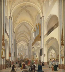 Wnętrze katedry w Roskilde