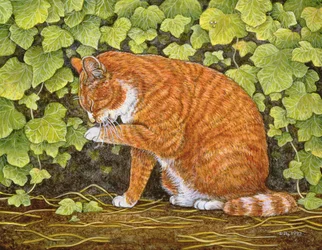 Dzień Prania, 1996 (akryl na panelu)
