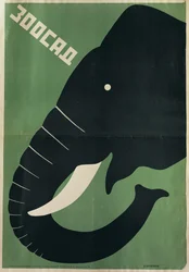 Plakat do Leningradzkiego Zoo, 1928