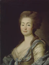 Portret Anny Dorothei Louise Schmidt, z d. Baroness Klossen, ok. 1930 r. 1785