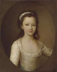 Portret hrabiny Ekateriny Artemievny Vorontsova 1780-1836 jako Hild, koniec lat 80. XVIII wieku