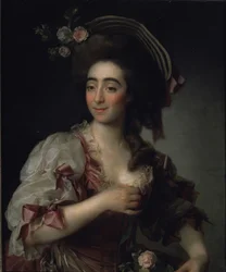 Portret śpiewaczki operowej Anny Davii Bernucci, 1782