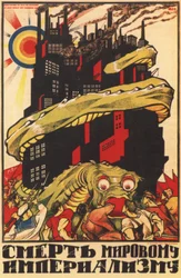 O śmierć imperializmu światowego Plakat, 1920