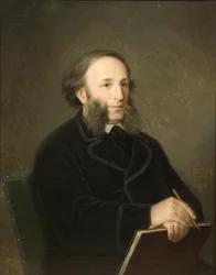 Portret artysty Iwana Aiwazowskiego 1817-1900, 1879