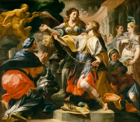 Salomon czczący pogańskich bogów, c.16951700