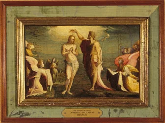 Beccafumi - Chrzest Chrystusa, 1528 r.