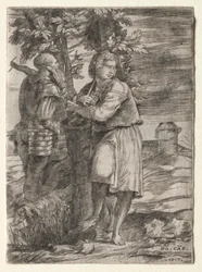 Pasterz i stary wojownik, 1517.
